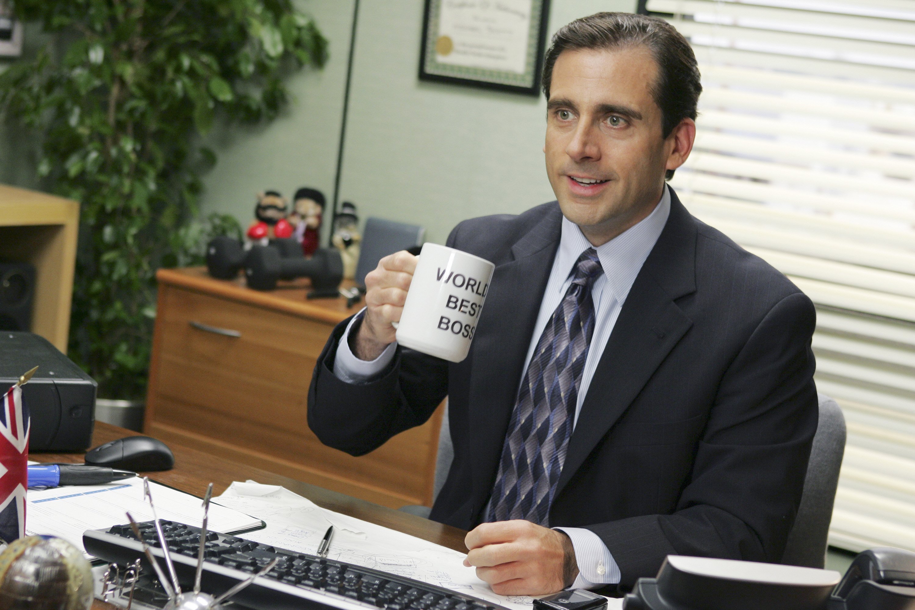 Steve Carell as Michael Scott in The Office