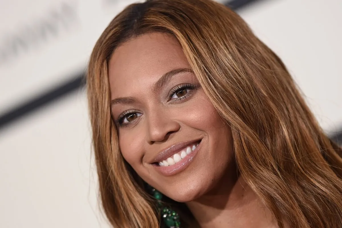 Beyonce Knowles arrives at the 57th Annual GRAMMY Awards.