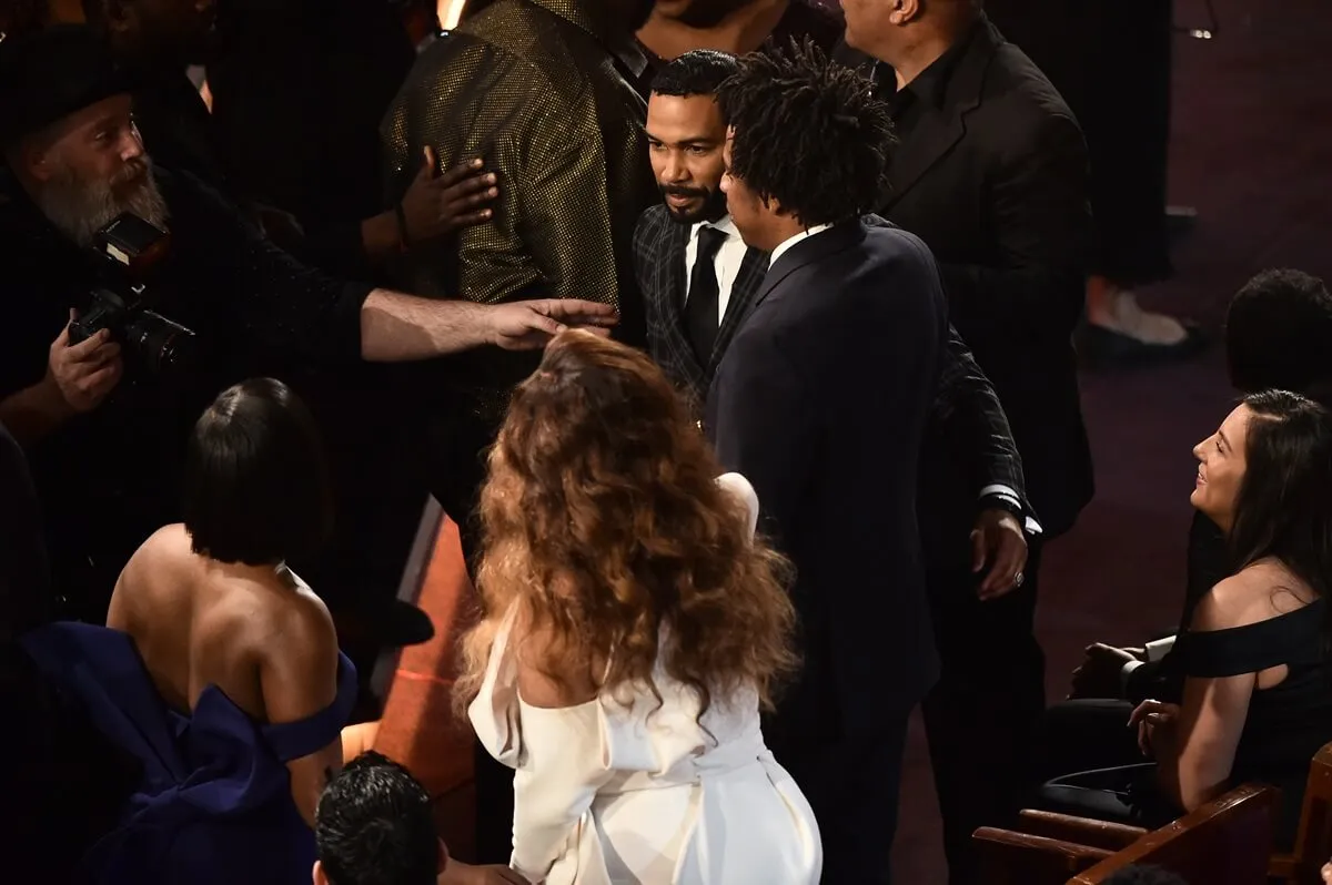 Omari Hardwick with Beyonce and Jay Z at the NAACP Image awards.