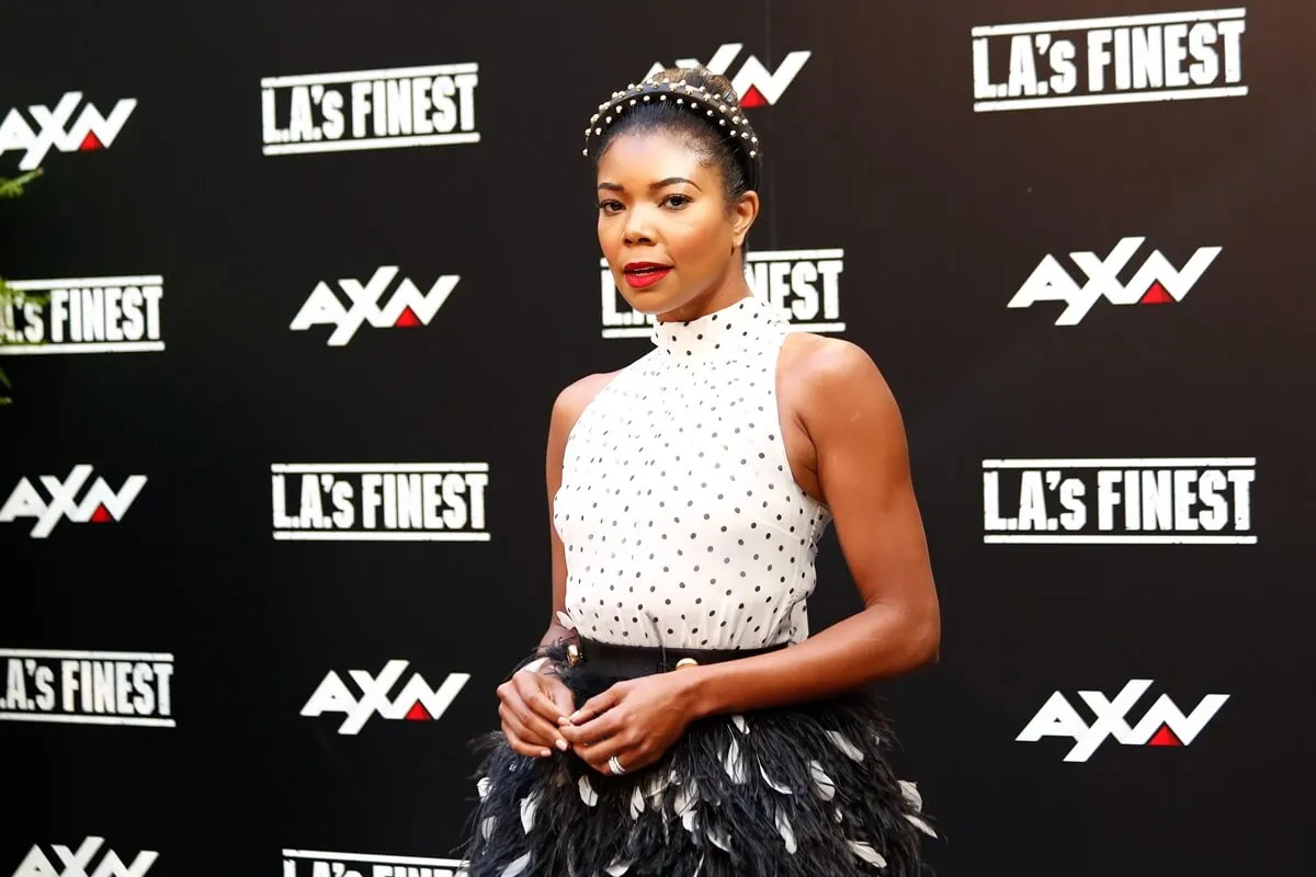 Gabrielle Union posing at the premiere of 'LA's Finest'.