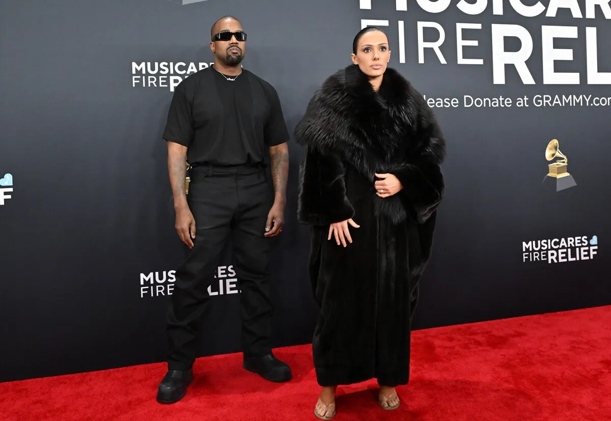 Kanye West and Bianca Censori on the red carpet at 67th Grammy Awards