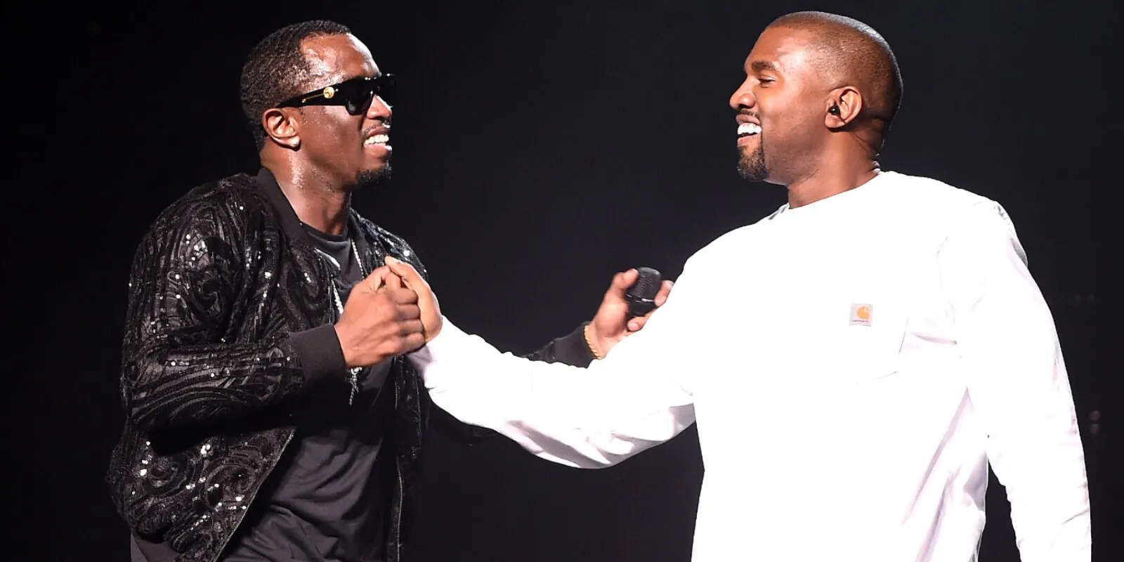 Sean 'Diddy' Combs and Kanye West photographed on September 4, 2016 in New York City.