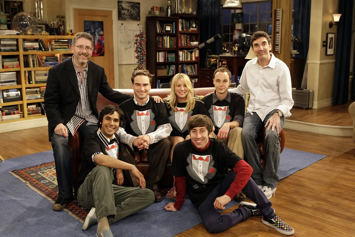 Billy Prady, Chuck Lorre and the cast of 'The Big Bang Theory'  post together